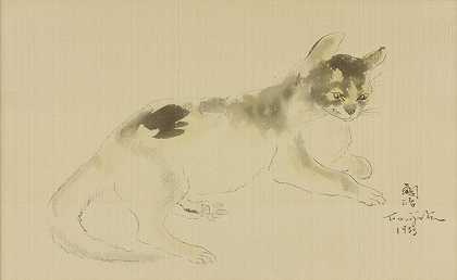 LÉonard Tsuguharu Foujita（1886-1968） 1933年昭和时，他躺着