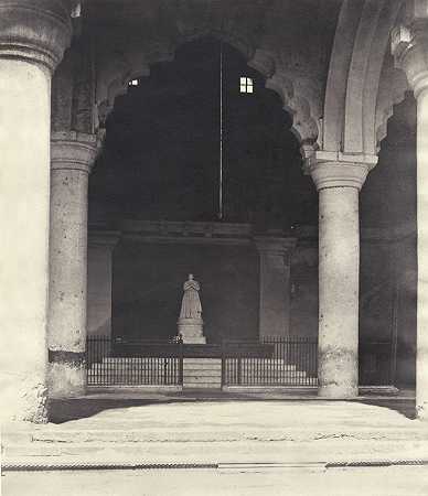 牛肚 锡瓦吉的神殿，位于坦乔尔的拉贾宫，约1858年