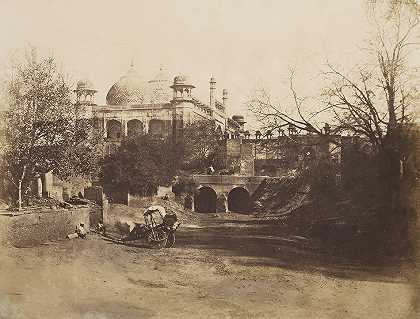 默里（约翰） 《阿格拉贾玛清真寺视图》，约1857年