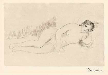 皮埃尔·奥古斯特·雷诺阿 裸体女人躺下
