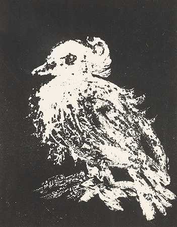 巴勃罗·毕加索 小鸽子玻璃花VI