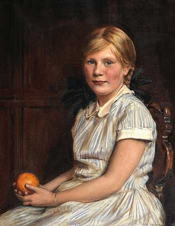 拉尔夫·皮科克 凯瑟琳·约翰逊的肖像