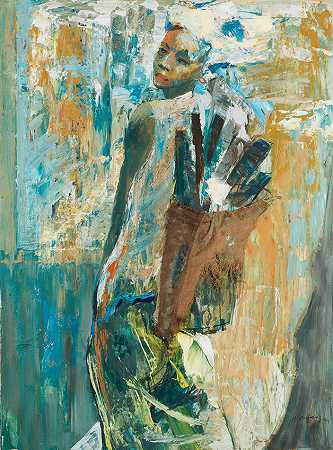 喜欢Mpane 玛丽·皮埃尔·恩蒂巴·卡瓦的肖像