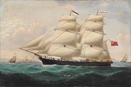 威廉·盖伊·约克 斯凯里群岛上的舰队女王20 3/4 x 31 1/4英寸