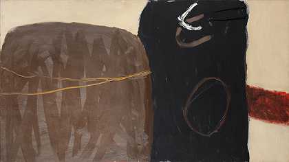 罗杰·希尔顿 绘画，1959年10月76.3 x 137.2厘米。