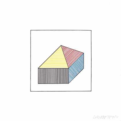 索尔·莱维特 4张照片，来自十二张立方体表格