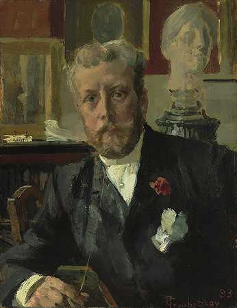 保罗·特鲁贝茨科伊王子 绅士的肖像