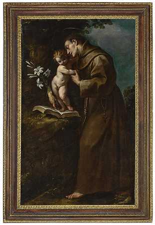 卡洛·弗朗西斯科·努沃隆 帕多瓦的圣安东尼与婴儿基督