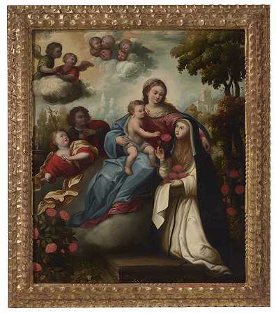 的 圣罗莎·德·利马与圣母和孩子#241就是