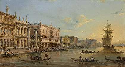 乔瓦尼·格鲁巴奇 狗~威尼斯皇宫和大运河