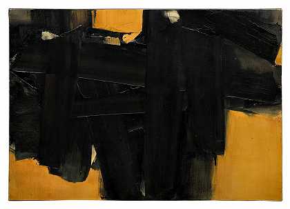 皮埃尔·苏拉热 油漆64.5 x 91厘米。，1962年1月12日