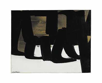 皮埃尔·苏拉热 绘画72 x 92厘米，1970年11月14日