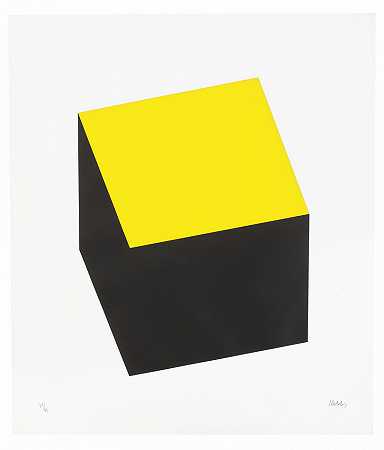埃尔斯沃斯·凯利 黄色/黑色，来自十种光刻机系列