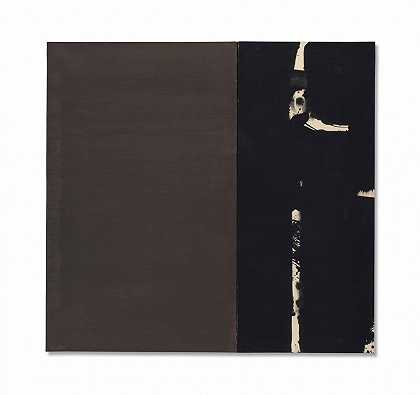 皮埃尔·苏拉热 纸上水粉画109 x 115厘米，1977年