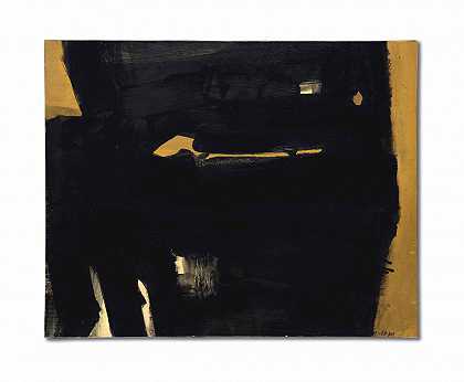 皮埃尔·苏拉热 油漆65 x 81厘米，1963年9月1日