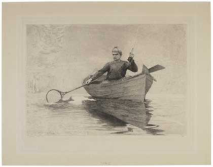 温斯洛·霍默 钓鱼，萨拉纳克湖