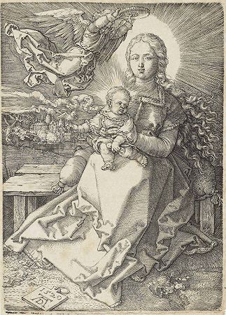 阿尔布雷希特 由一位天使加冕的圣母和孩子
