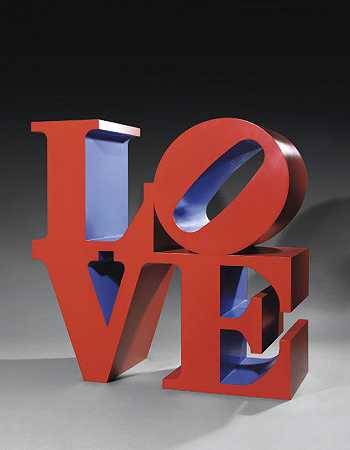 罗伯特·印第安纳 爱情雕塑