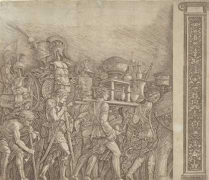 源自Andrea Mantegna 士兵携带，来自：凯撒凯旋