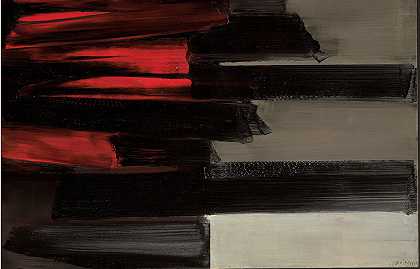皮埃尔·苏拉热 油漆97 x 130 cm 15 AOT 1961
