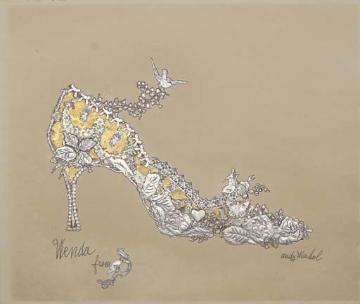 Gold and Silver Shoe