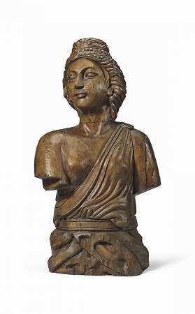 代表一位古代妇女的头像 法国、德国和美国