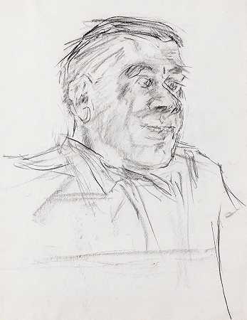 奥斯卡·科科什卡-沃尔特·斯特里比·埃尔尼博士的肖像