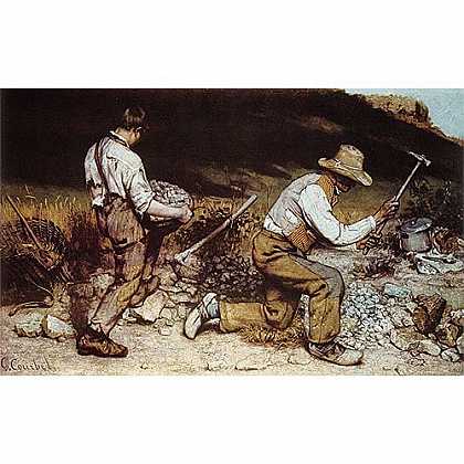 《石工》高尔培1849年绘画作品赏析