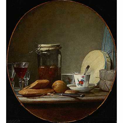 《杏仁罐》夏丹1758年绘画作品赏析