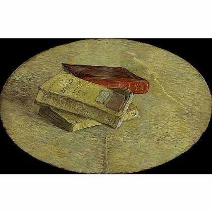 《三本书》梵高1887年绘画作品赏析