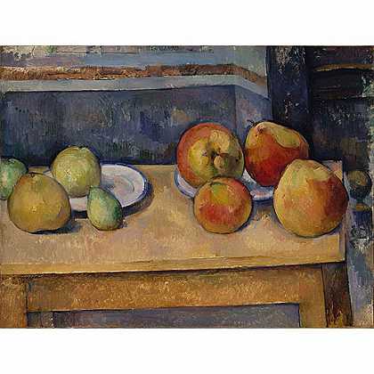 《苹果和洋梨》塞尚1885年绘画作品赏析