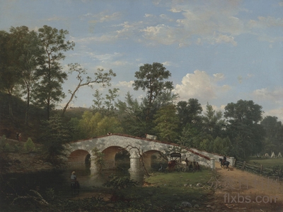 《安蒂塔姆桥》风景绘画赏析