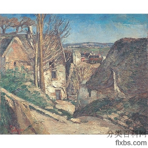 《自缢者之家》塞尚1873年绘画作品赏析
