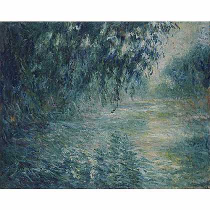《早晨的塞纳河》莫奈1898年绘画作品赏析
