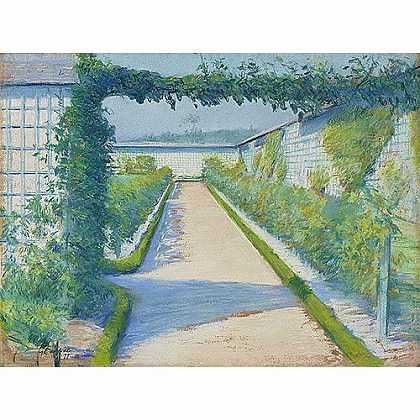 《叶赫的菜园》卡玉伯特1877年绘画作品赏析