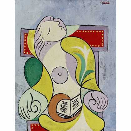 《阅读》毕加索1932年绘画作品赏析