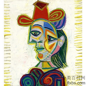 《一个女人的半身像（多拉·玛尔）》毕加索1938年绘画作品赏析