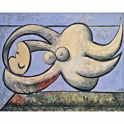 《斜躺的裸女》毕加索1932年绘画作品赏析