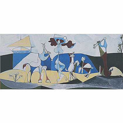 《生之欢乐》毕加索1946年绘画作品赏析