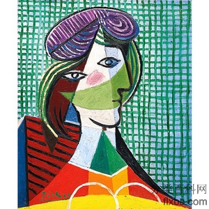 《女子头部》毕加索1935年绘画作品赏析