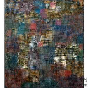 《远距离的颜色》克利1932年绘画作品赏析