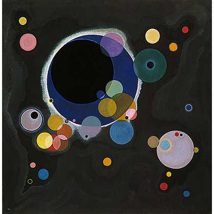 《圆之舞》康定斯基1926年绘画作品赏析