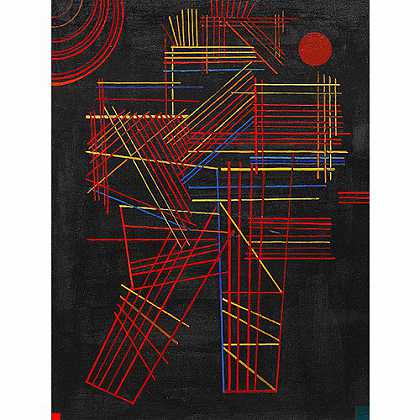 《萤光棒》康定斯基1928年绘画作品赏析