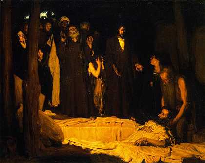 《拉撒路复活》宗教绘画作品赏析