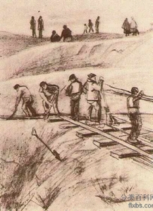 《挖砂人》梵高绘画作品赏析