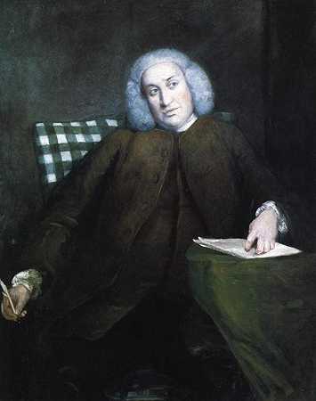 《塞缪尔约翰逊》肖像绘画赏析