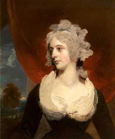 《查尔斯埃德蒙纽金特夫人夏洛特迪，另作约翰斯通夫人》肖像绘画赏析