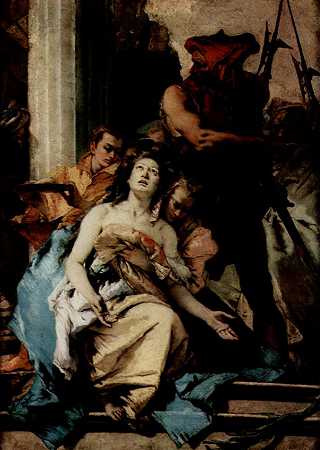 《圣阿加莎的殉难》宗教绘画作品赏析