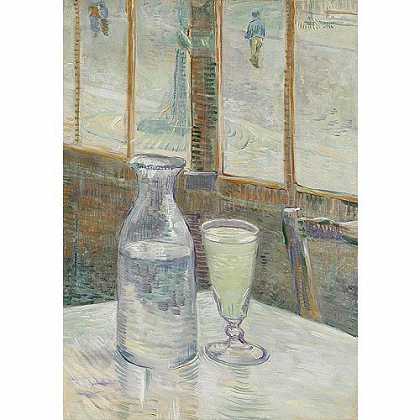 《酒杯与酒瓶》梵高1887年绘画作品赏析