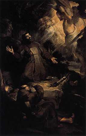 《受印的圣弗朗西斯》宗教绘画作品赏析